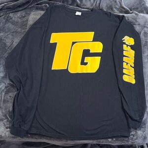 Top Gun All Stars TG Long Sleeve Gildan Black Heavy Cotton Shirt